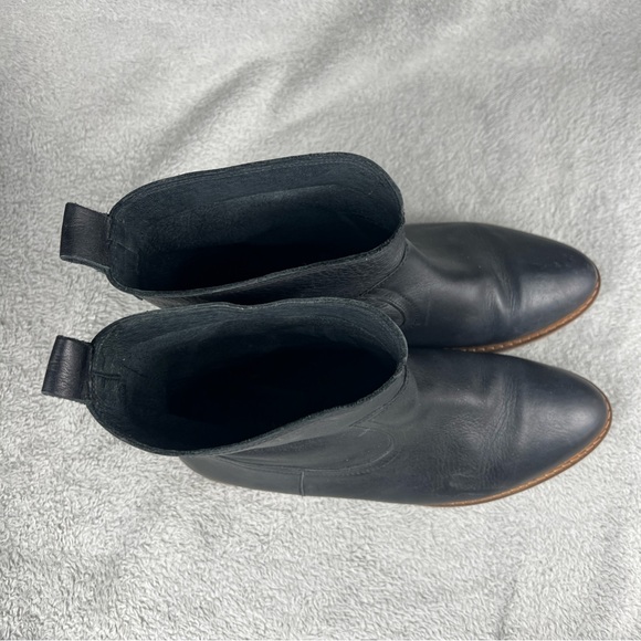 TED & MUFFY Ankle Boots Womens US 11 Leather Black Flat Heel EU 42 UK 9 DuoBoot main image 5